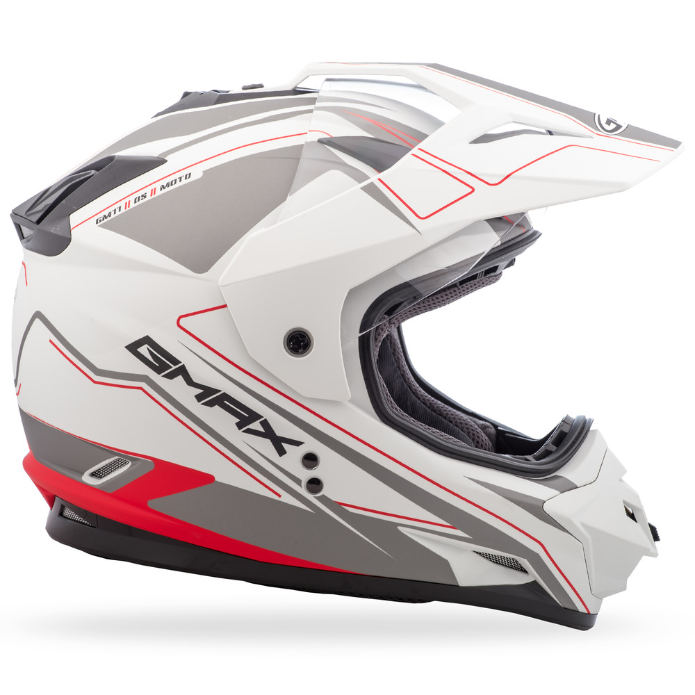 Gmax Gm-11 Full Face Motorcycle Helmet Adventure Solid & Graphics